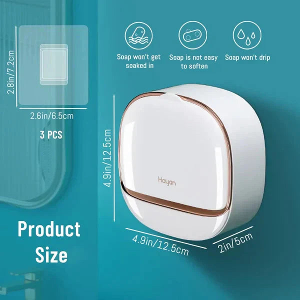 ✨Achetez-en 1 et obtenez-en 1 gratuit 🧼Porte - savon étanche avec boîte de drainage