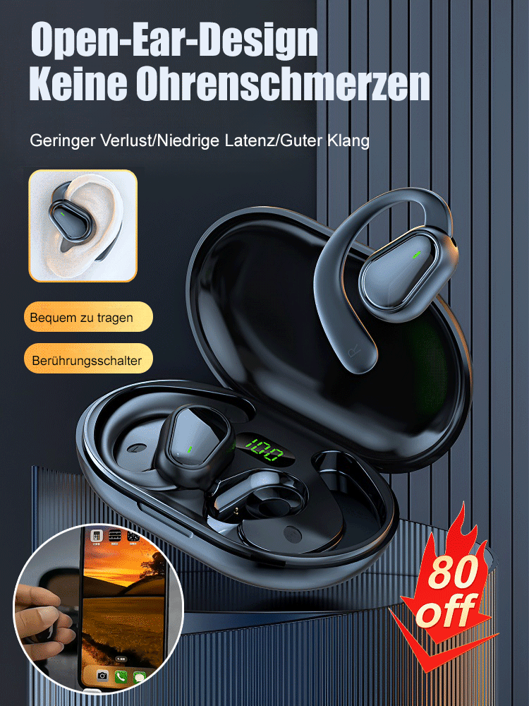 🔥 Offre Limitée 50% DE RÉDUCTION ! ✨ Casque Bluetooth à Conduction Osseuse - Confortable et Sécurisé, Idéal pour le Sport ⌛️🏃‍♂️