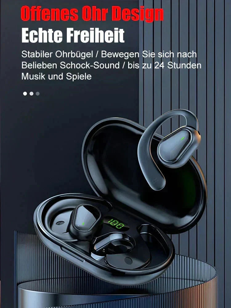 🔥 Offre Limitée 50% DE RÉDUCTION ! ✨ Casque Bluetooth à Conduction Osseuse - Confortable et Sécurisé, Idéal pour le Sport ⌛️🏃‍♂️