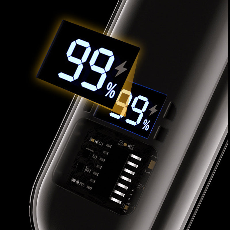 🔥 50% DE RÉDUCTION ! ✨ Tondeuse Nez Intelligent - Coupe Indolore, Étanche IPX7, Recharge Rapide Type-C, Affichage LED ✂️⚡