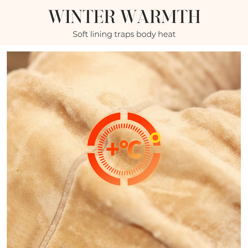 Collants Thermiques Doublés Confortables et Extensibles pour Femme