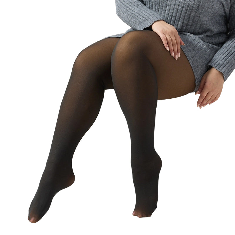 Collants Thermiques Doublés Confortables et Extensibles pour Femme