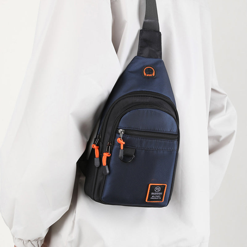 🧳✨ PROMO FLASH -50% ! Sac à Bandoulière Multi-Poches Résistant à l'Eau – Imperméable, Sangle Réglable, Prise Casque, Léger 0.18kg, Idéal Voyage & Quotidien