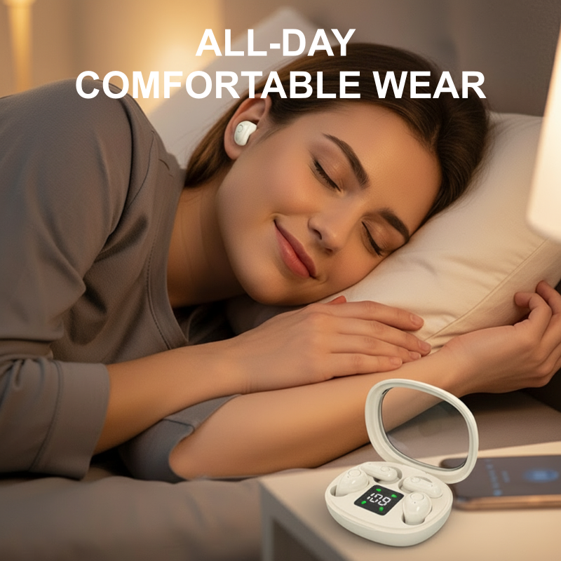 Deux paires d’écouteurs Bluetooth sans fil avec étui de charge LED