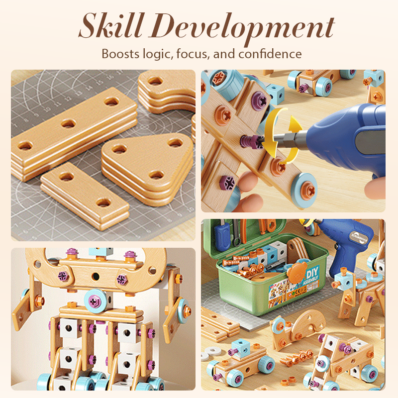 🎄🛠️ Kit éducatif DIY – Créatif, éducatif et parfait pour les fêtes, un moment de création et de partage en famille, pour des souvenirs inoubliables 🎨👨‍👩‍👧