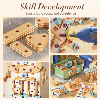 🎄🛠️ Kit éducatif DIY – Créatif, éducatif et parfait pour les fêtes, un moment de création et de partage en famille, pour des souvenirs inoubliables 🎨👨‍👩‍👧