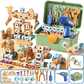 🎄🛠️ Kit éducatif DIY – Créatif, éducatif et parfait pour les fêtes, un moment de création et de partage en famille, pour des souvenirs inoubliables 🎨👨‍👩‍👧