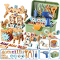🎄🛠️ Kit éducatif DIY – Créatif, éducatif et parfait pour les fêtes, un moment de création et de partage en famille, pour des souvenirs inoubliables 🎨👨‍👩‍👧