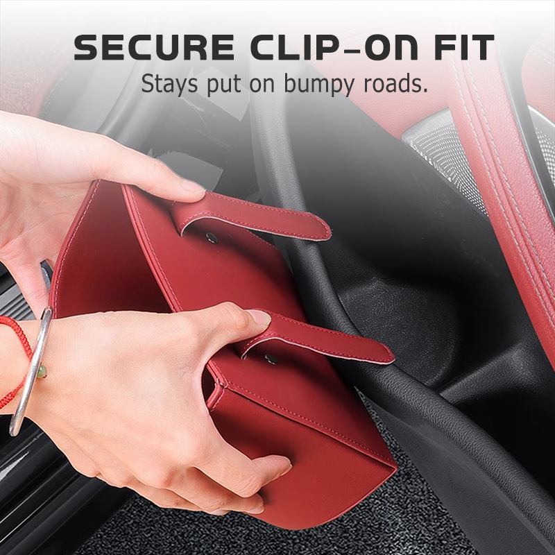 🔥 50 % DE RÉDUCTION ! Porte-gobelet universel en cuir pour portière de voiture – Cuir PU haut de gamme, attache sécurisée & compatible avec bouteilles, smartphones et plus encore 🚗☕