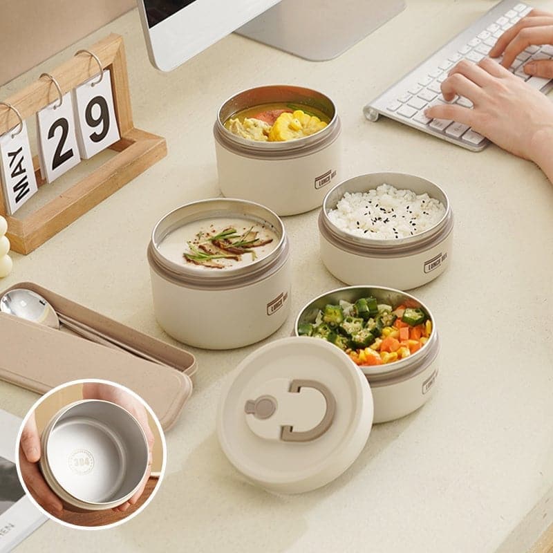 📢📢50 % de réduction !!!🎅Boîte à lunch isotherme portable
