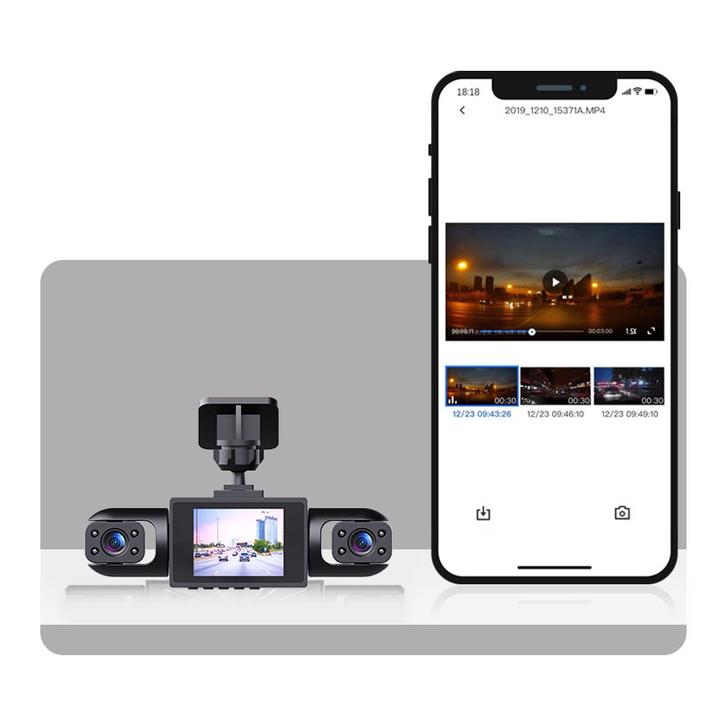 ⛄ Offre Spéciale Hiver： 50 % de réduction !!!✨Caméra embarquée pour voiture avec 4 objectifs et vue à 360°🚛