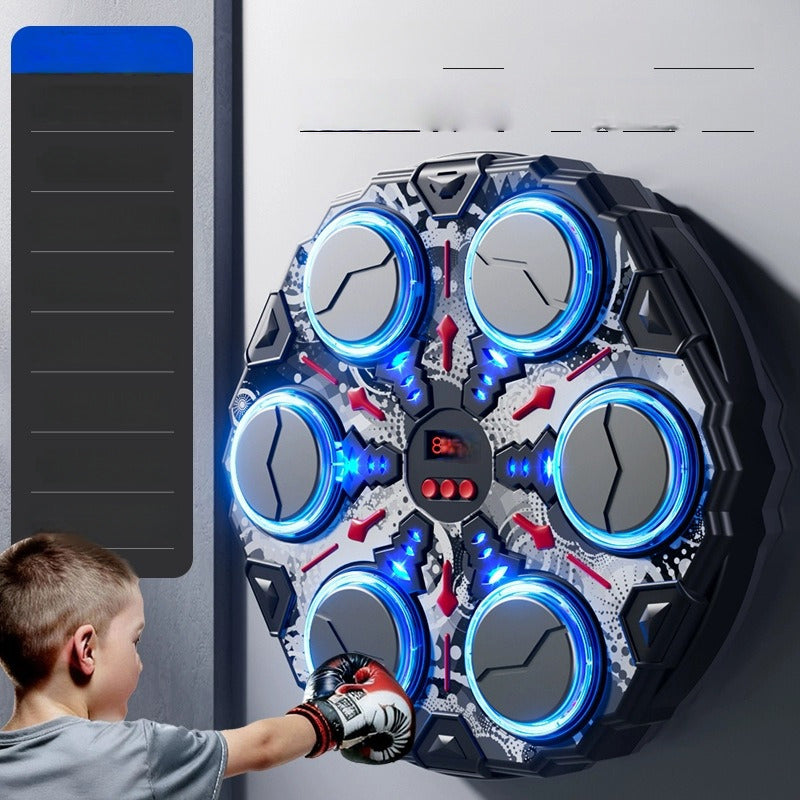 🥊 Une nouvelle approche de l'entraînement en salle ! La machine intelligente Music Boxing Smart Wall Target Machine transforme la musique et l'exercice physique en un moment de jeu pour les enfants