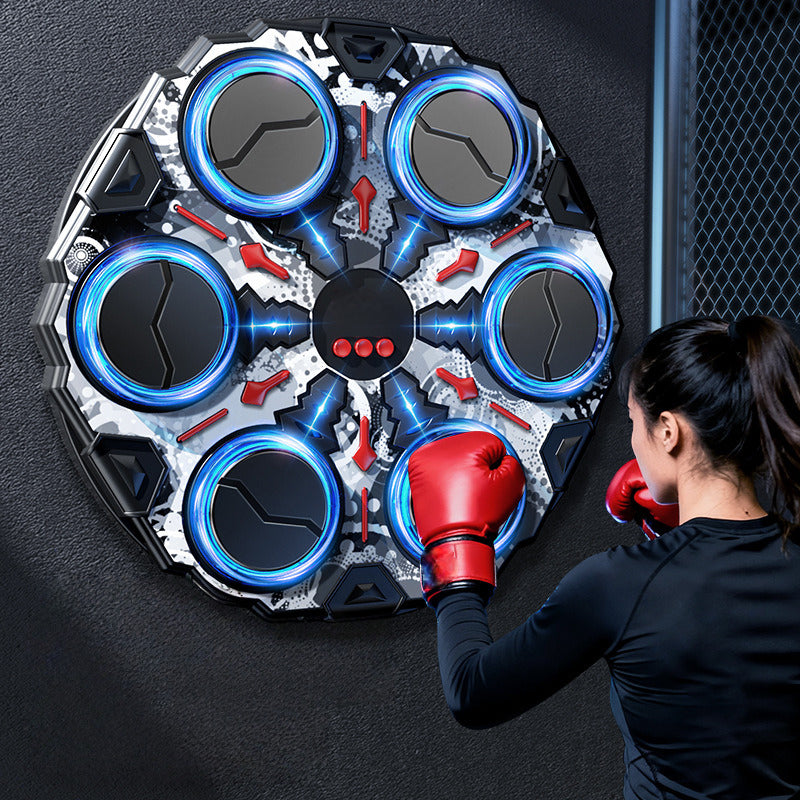 🥊 Une nouvelle approche de l'entraînement en salle ! La machine intelligente Music Boxing Smart Wall Target Machine transforme la musique et l'exercice physique en un moment de jeu pour les enfants