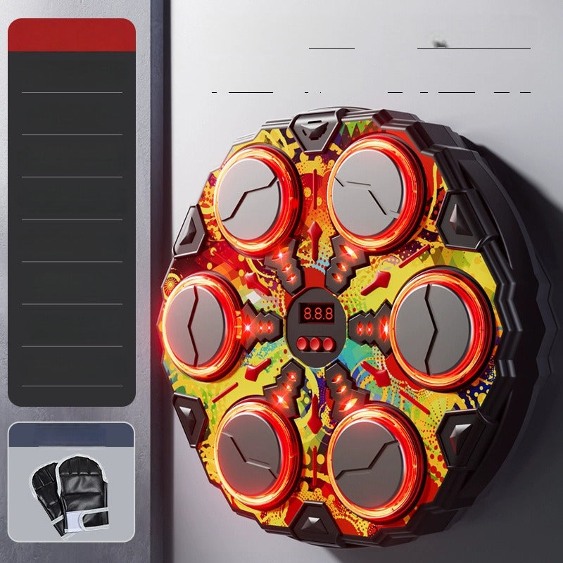 🥊 Une nouvelle approche de l'entraînement en salle ! La machine intelligente Music Boxing Smart Wall Target Machine transforme la musique et l'exercice physique en un moment de jeu pour les enfants