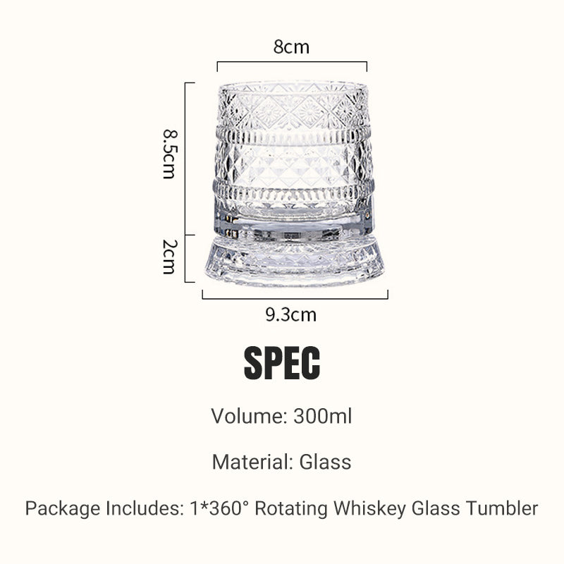 📢📢50 % de réduction !! ⏰Verre à Whisky Pivotant à 360° – Design Unique, Élégant & Parfait Pour Les Amateurs De Spiritueux 🌟