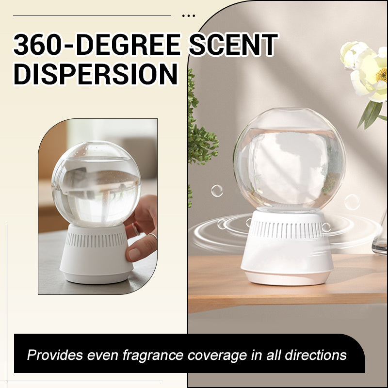 Aromathérapie inversée en forme de boule à neige