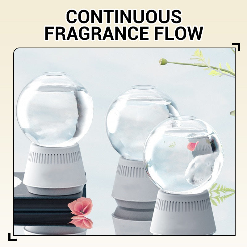 Aromathérapie inversée en forme de boule à neige