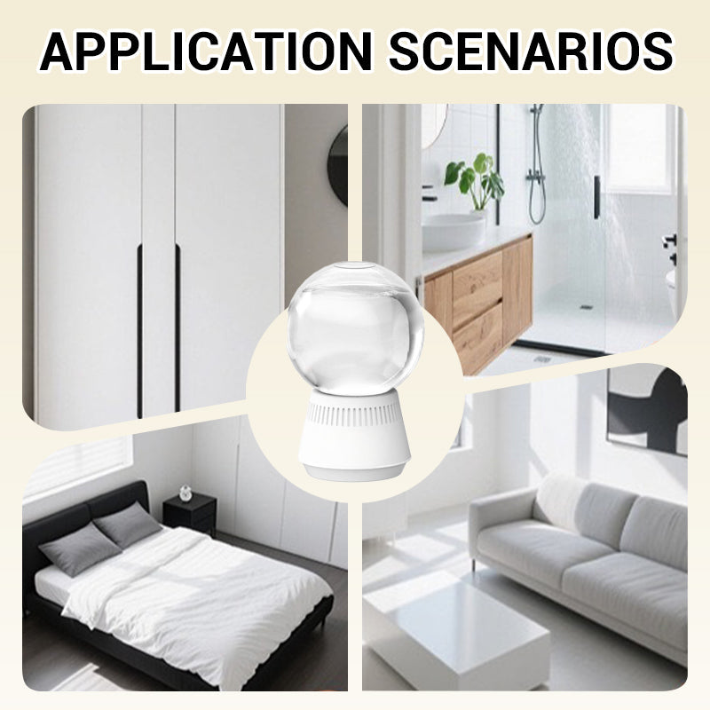 Aromathérapie inversée en forme de boule à neige