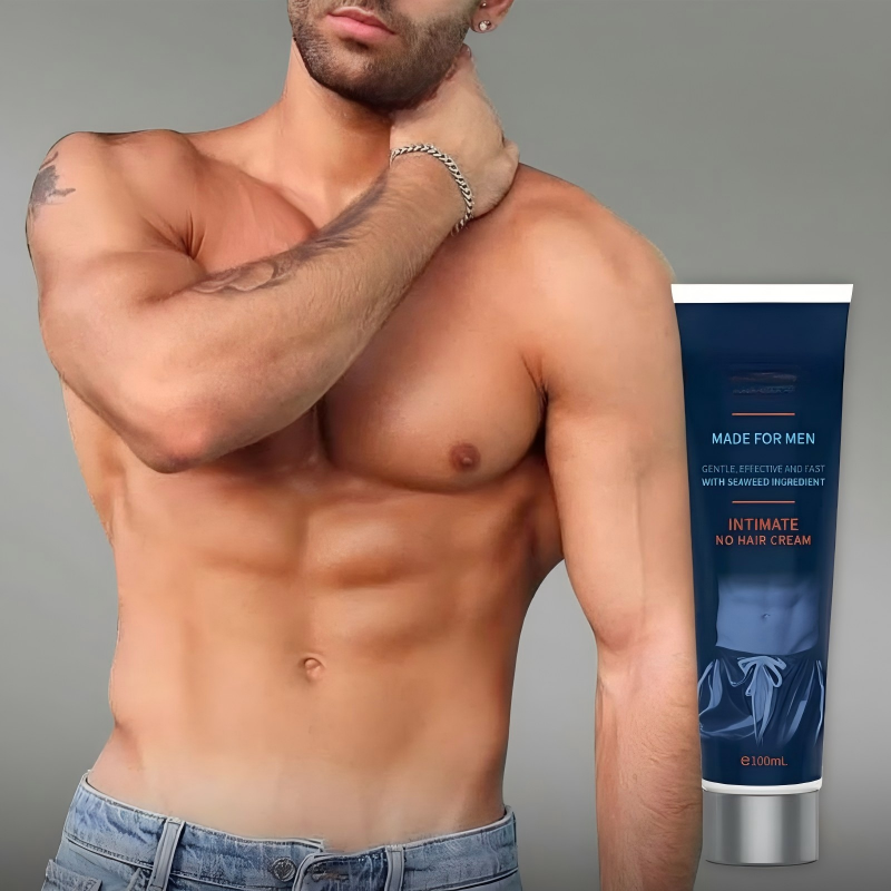 ✨ACHETEZ-EN 1 OBTENEZ-EN 1 💖Crème Dépilatoire Homme à Action Rapide – Peau Lisse, Sans Irritation🧴🌿