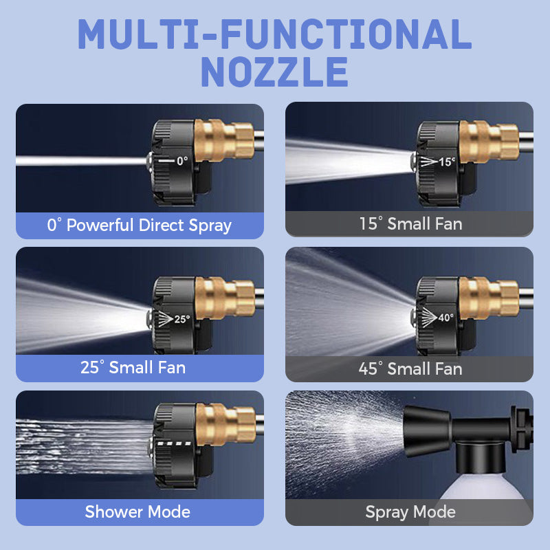 📢📢50% DE RÉDUCTION ! 💦🚗 Machine de Lavage de Voiture Portable – 30 BAR, Sans Fil & Polyvalente pour Auto, Vélo, Terrasse et Plus ! 🔋🌿