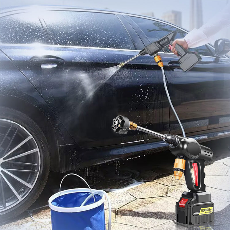 📢📢50% DE RÉDUCTION ! 💦🚗 Machine de Lavage de Voiture Portable – 30 BAR, Sans Fil & Polyvalente pour Auto, Vélo, Terrasse et Plus ! 🔋🌿