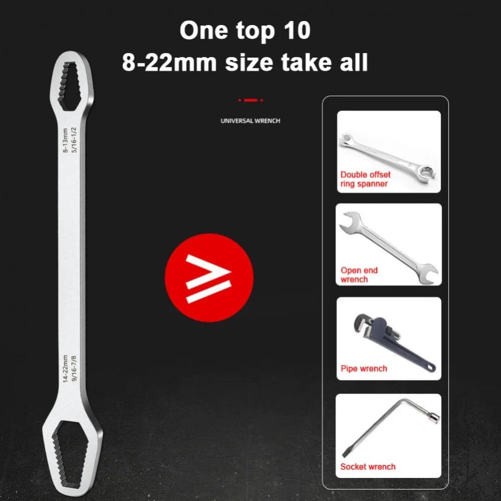 🌸🔧🔥 Clé Universelle 8-22mm • Outil Multifonction • Promo Printemps ✨💪