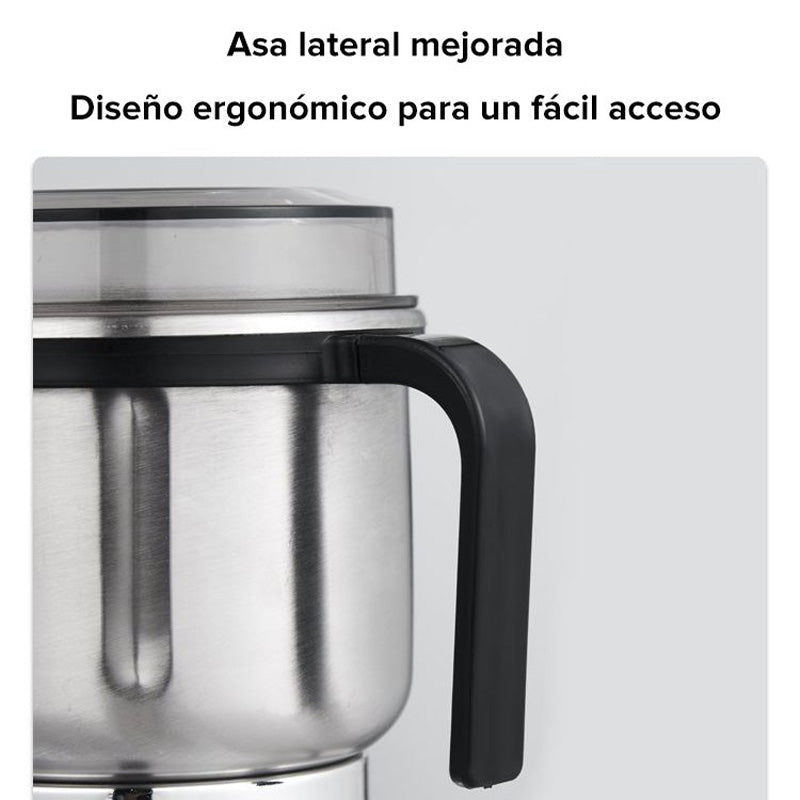 ⚡ 50% DE RÉDUCTION! ☕ Moulin électrique multifonctionnel 300W – Lame en S, 500 ml & acier inoxydable – Idéal pour épices, café & herbes – Facile à nettoyer ✨