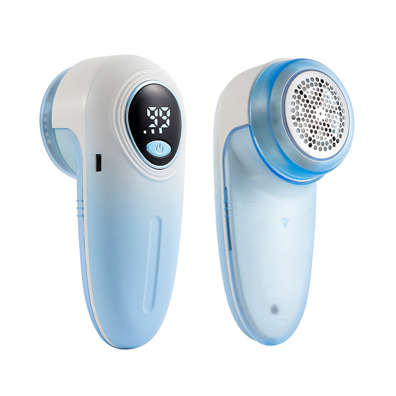 Rasoir anti-bouloches rechargeable avec écran LED