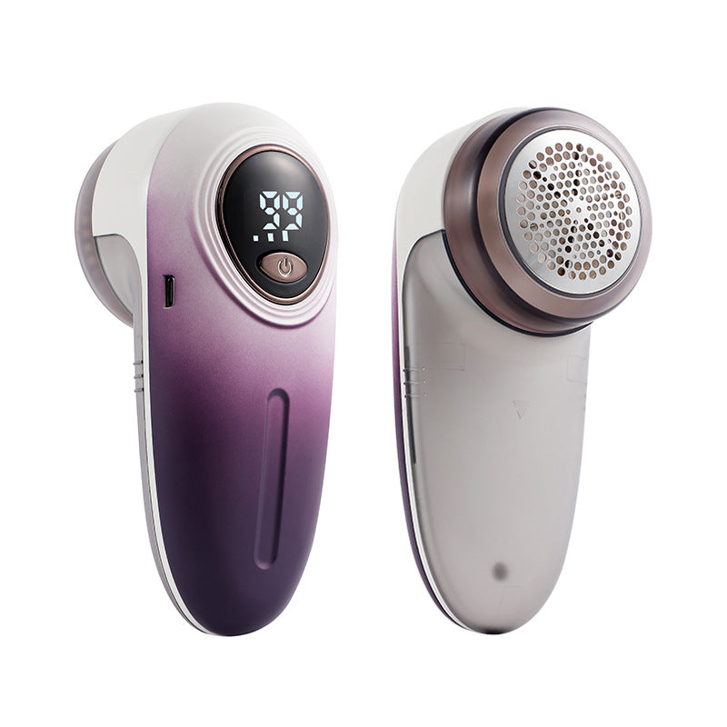 Rasoir anti-bouloches rechargeable avec écran LED