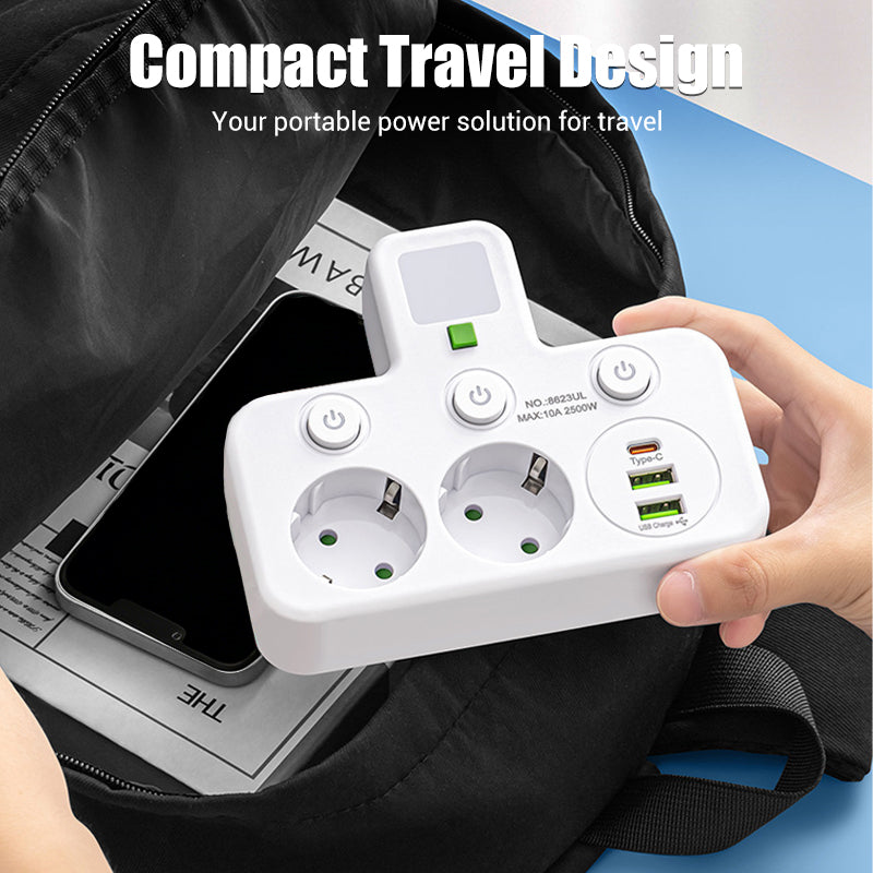 📢📢50 % de réduction !! ⏰Multiprise intelligente avec ports USB