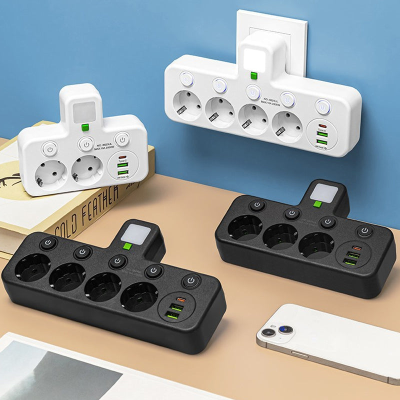📢📢50 % de réduction !! ⏰Multiprise intelligente avec ports USB