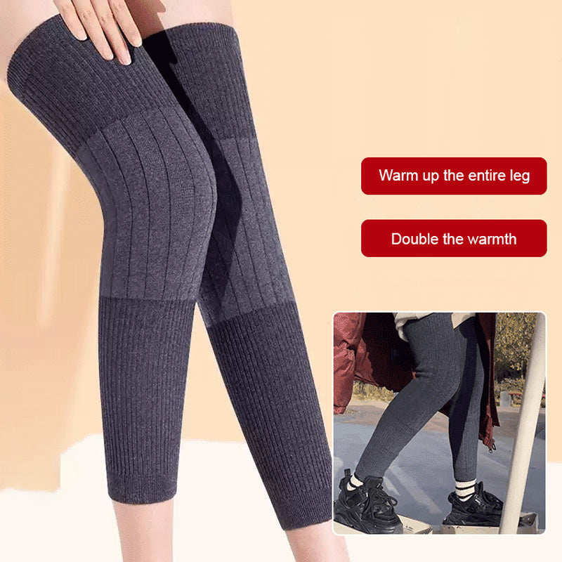 ✨50 % de réduction ! Genouillères longues chauffantes – 4 styles, coupe 3D ergonomique & tissu thermique respirant ! 🧣🦵