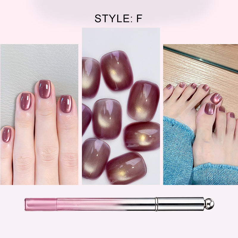 💅 PROMO FLASH : 50% DE RÉDUCTION ! Stylo de Vernis Gel Effet Œil de Chat 6-en-1 avec Aimant Intégré for des Ongles Parfaits où que Vous Soyez ✨