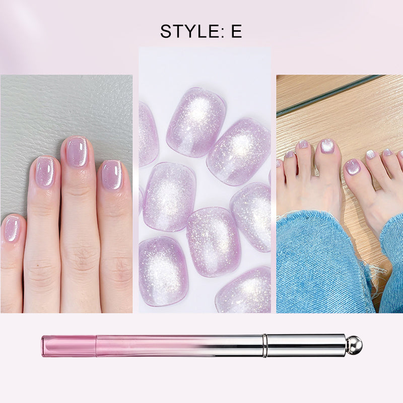 💅 PROMO FLASH : 50% DE RÉDUCTION ! Stylo de Vernis Gel Effet Œil de Chat 6-en-1 avec Aimant Intégré for des Ongles Parfaits où que Vous Soyez ✨