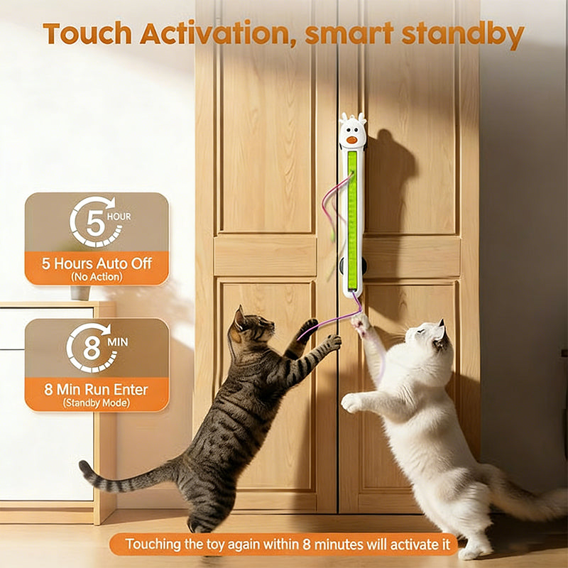 💥Jouet d'enrichissement automatique à suspendre pour chat🥳
