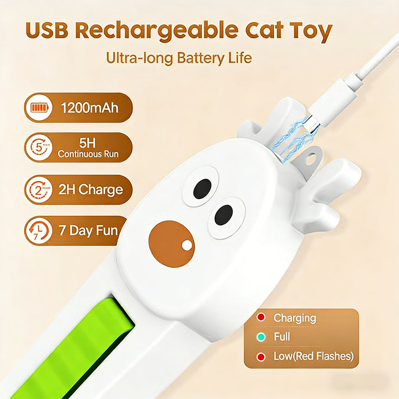 💥Jouet d'enrichissement automatique à suspendre pour chat🥳