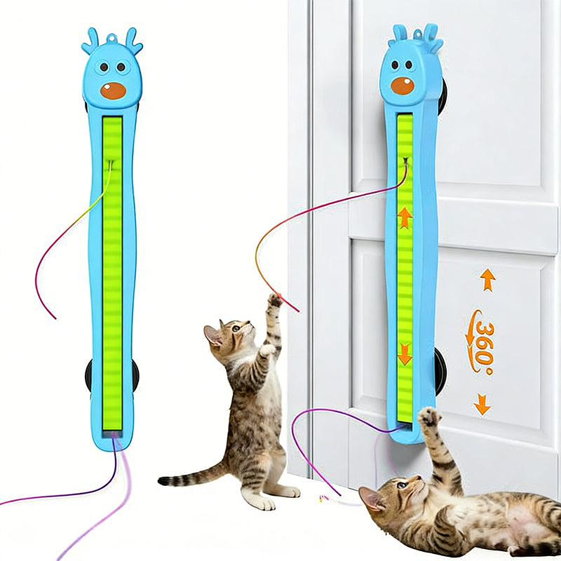 💥Jouet d'enrichissement automatique à suspendre pour chat🥳
