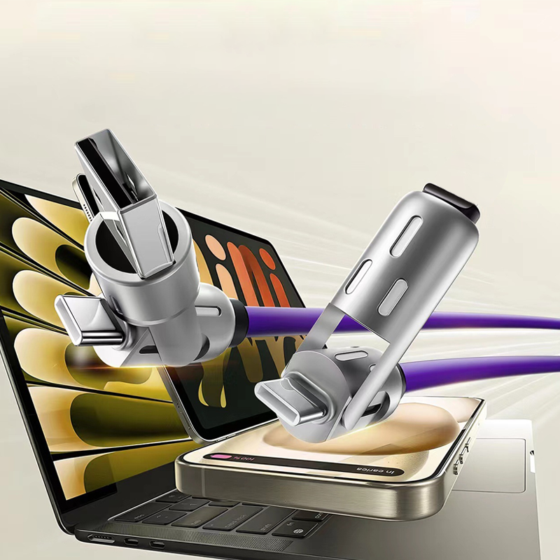 ✨Achetez-en 1, obtenez-en 1 gratuitement - Câble de recharge rapide universel RGB 4 en 1 - Entièrement amélioré