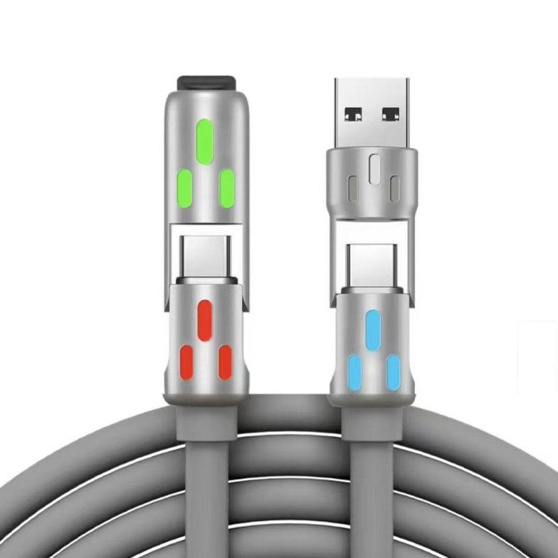 ✨Achetez-en 1, obtenez-en 1 gratuitement - Câble de recharge rapide universel RGB 4 en 1 - Entièrement amélioré