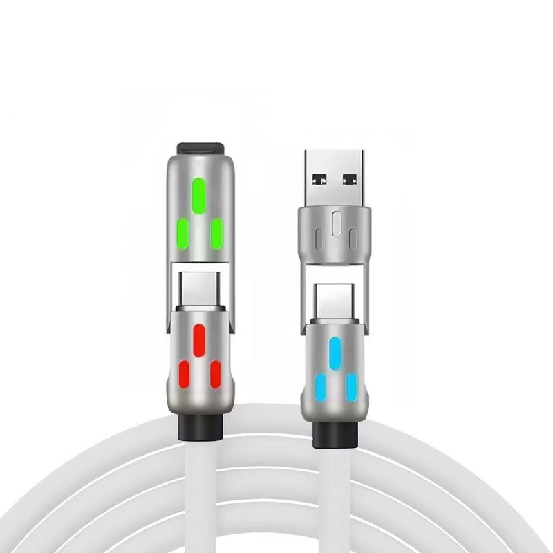 ✨Achetez-en 1, obtenez-en 1 gratuitement - Câble de recharge rapide universel RGB 4 en 1 - Entièrement amélioré