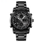 📢📢50% DE RÉDUCTION !! ⏰ Montre Analogique-Numérique Militaire habillée pour Hommes – 48mm, Multifonction & Bracelet en Acier Inoxydable ! 🕰️💪
