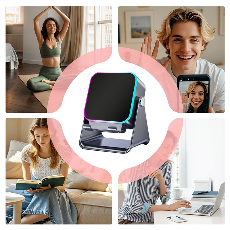 💎 50 % DE RÉDUCTION SUR LE SUPPORT D'ENCEINTE SANS FIL 5-EN-1 ! 💎 Audio par induction, support pour téléphone et éclairage d'ambiance