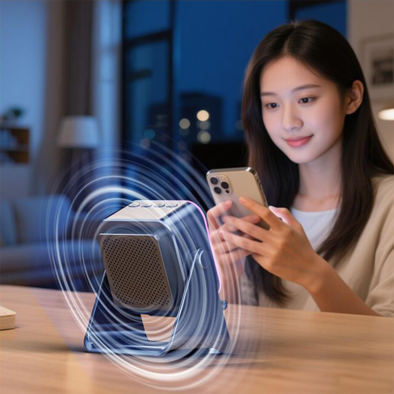💎 50 % DE RÉDUCTION SUR LE SUPPORT D'ENCEINTE SANS FIL 5-EN-1 ! 💎 Audio par induction, support pour téléphone et éclairage d'ambiance