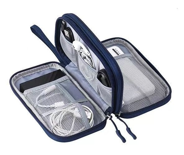 💼 50% DE RÉDUCTION! 💻 Sac de Voyage Portable à Double Couche – Organisation pour Appareils Électroniques, Protection Antichoc & Léger 🛫