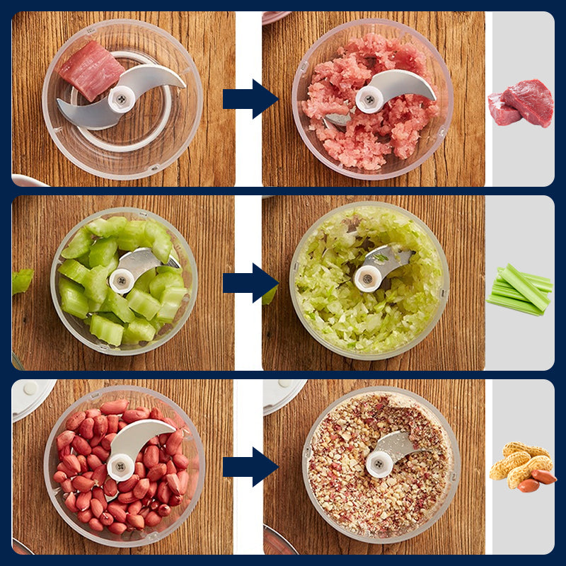 💎 Coupe-Légumes Grande Capacité – Découpe Rapide, Facile à Nettoyer & Gain de Temps en Cuisine