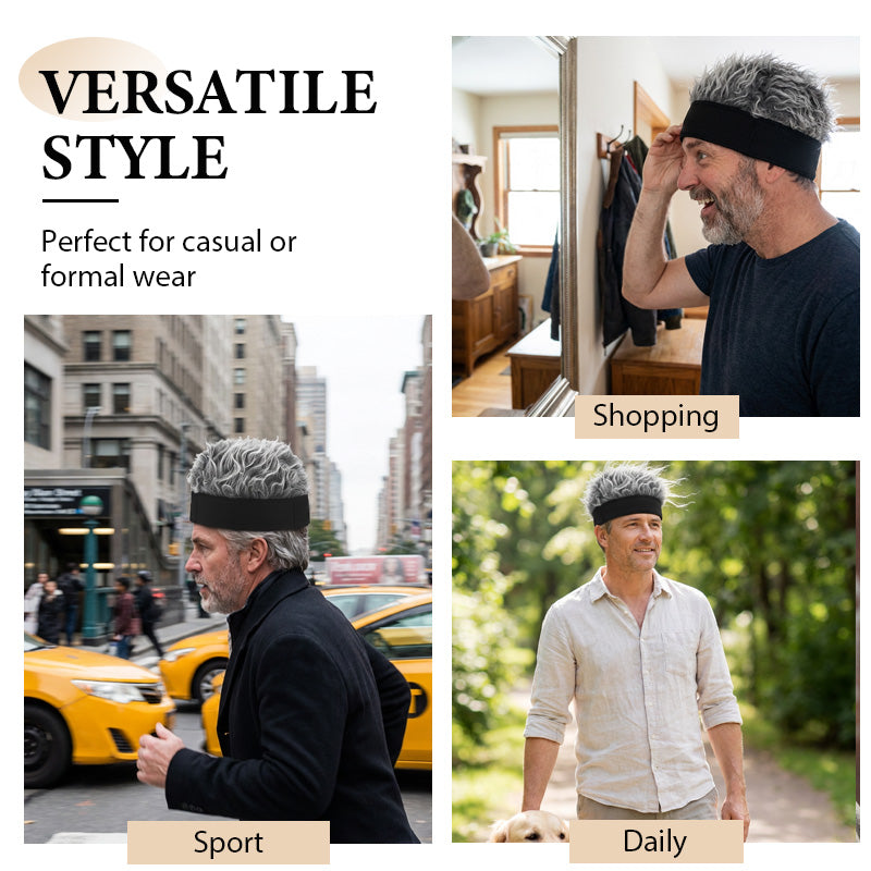 Bonnet perruque style hip-hop unisexe