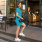 Ensemble 2 pièces haut et short pour femme