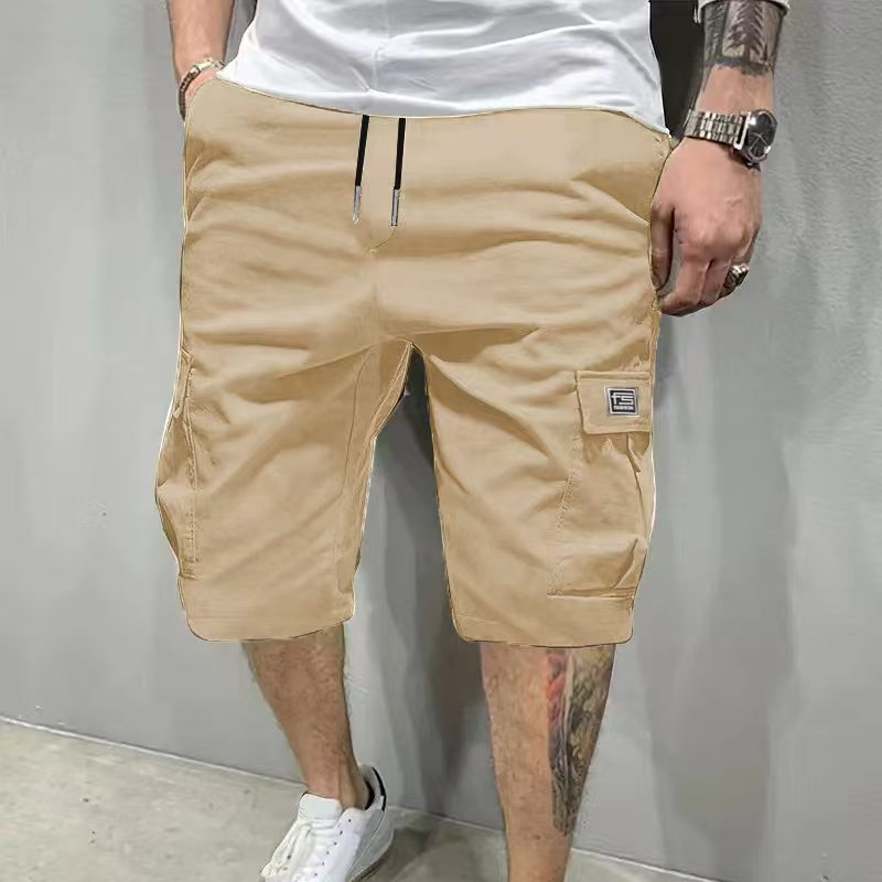 🩳 50% DE RÉDUCTION 💥 Short cargo léger à cordon – Tissu respirant, multi-poches & coupe confort – Parfait pour le quotidien, les voyages ou les journées actives – polyvalent et pratique 👖