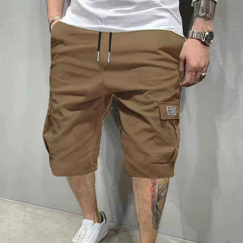 🩳 50% DE RÉDUCTION 💥 Short cargo léger à cordon – Tissu respirant, multi-poches & coupe confort – Parfait pour le quotidien, les voyages ou les journées actives – polyvalent et pratique 👖