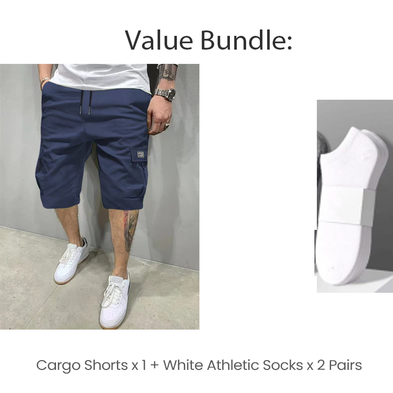 🥳PROMOTION EXCEPTIONNELLE 2026🩳60 % DE RÉDUCTION ! Short cargo léger – Tissu respirant, coupe genou. Poches sécurisées pour téléphone et clés. Confortable toute la journée. ✅☀️